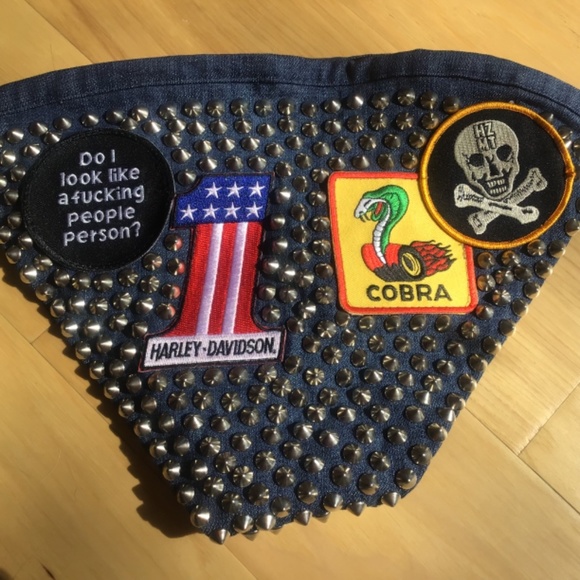 Studded Blue Bikini Set - Picture 5 of 8